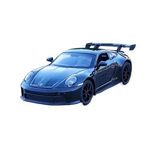 WJXNNON Für Porsche 911 GT3 Supercar Legierung Auto Modell Spielzeug Auto Sound Und Licht Junge Kinder Spielzeug Sammlerstücke Geschenk 1:32(Black) von WJXNNON