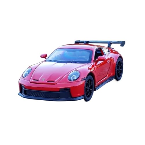 WJXNNON Für Porsche 911 GT3 Supercar Legierung Auto Modell Spielzeug Auto Sound Und Licht Junge Kinder Spielzeug Sammlerstücke Geschenk 1:32(Red) von WJXNNON