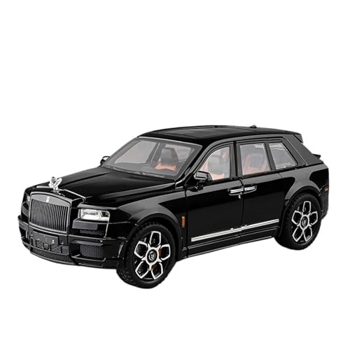 WJXNNON Für Rolls Royce SUV Legierung Luxy Automodell Druckguss Metall Auto Fahrzeuge Modell Sound und Licht Geschenk 1/20(Black) von WJXNNON