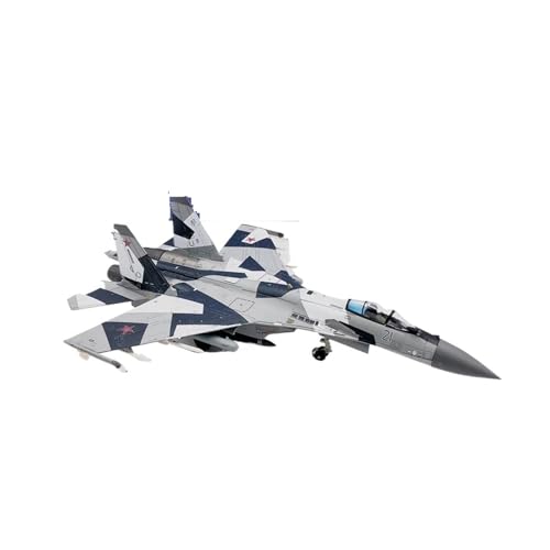 WJXNNON Für SU-27 Kampfjet Legierung Für Russland Su27 Militär Modell Flugzeug Modell Flugzeug Drop Shipping 1/100 Skala(Su35 Grey) von WJXNNON