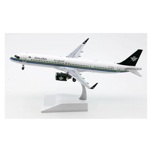 WJXNNON Für Saudi Arabian Airlines Airbus A321 Diecast Aircraft Model HZ-ASAC Alloy Collectible Plane Gift 1:200 von WJXNNON