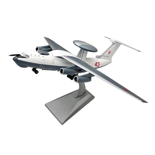 WJXNNON Für Sowjetische Beriev A-50 Mainstay Early Warning Aircraft Diecast Metall Flugzeug Flugzeug Modell Geschenk Maßstab 1:200 von WJXNNON