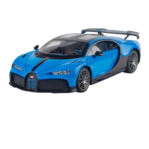 WJXNNON Für Supercar-Rennwagen-Modell, Druckguss-Metall-Fahrzeugmodelle, Kindergeschenke, 1:18(Blue Discount) von WJXNNON