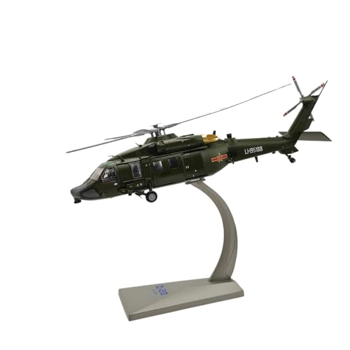 WJXNNON ﻿Für Taktischen Mehrzweckhubschrauber Z-20, Militär-Kampfflugzeug-Modell Aus Legierung, Sammlung, Spielzeug, Geschenk, Display, Maßstab 1:72 von WJXNNON