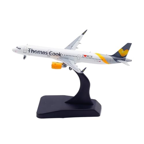 WJXNNON ﻿Für Thomas Cook Aviation A321 Airbus Diecast Alloy Aircraft Model Collection Display Geschenk 1/400 von WJXNNON