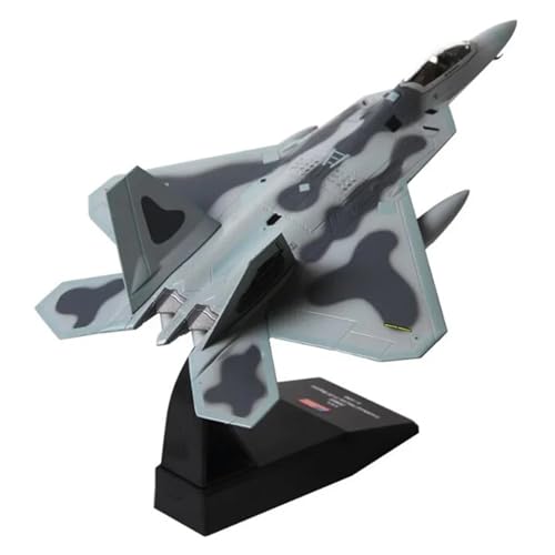 WJXNNON Für US American Navy Army F22 Kampfflugzeuge, Flugzeugmodelle, Spielzeug Für Erwachsene Und Kinder Zur Ausstellung Im Maßstab 1:100 von WJXNNON