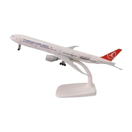 WJXNNON ﻿Für USA, KLM, Mexikanische Lufthansa, Australische Qantas MD-11, Legierungsflugzeug, Modellflugzeug, Flugzeuge Und Räder, 20 cm(Turkish B777) von WJXNNON