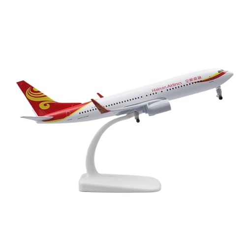 WJXNNON Für Uns Jetblue B737 Metallflugzeugmodell Mit Fahrwerksrädern, Ornamente, Spielzeug, Jungengeschenk, 20 cm, 1:400(Hainan Airlines) von WJXNNON