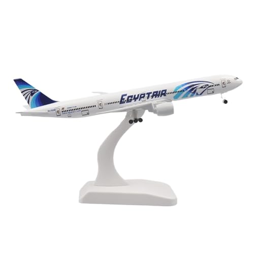 WJXNNON Für﻿Neuseeländisches Boeing777-Flugzeugmodell Aus Metall Mit Fahrwerk, Legierungsmaterial, Luftfahrtsimulation, Geschenk Für Jungen, 1:400(Egypt) von WJXNNON