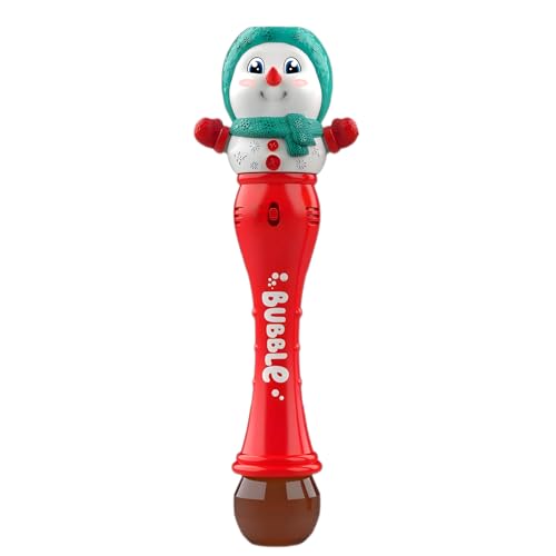 WJnflQN Blasenstab Weihnachts Bubble Blower Blasenmaschine Kinder Automatische Blasengebläse Weihnachtsblasen-Zauberstab Weihnachtsmann-Spielzeug von WJnflQN