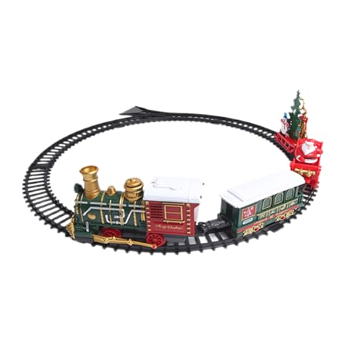 WJnflQN Christmas Train Set - Elektrische Lokomotiv Eisenbahn Set - Spielzeug Zug Mit Licht Und Sound Für Unter Den Weihnachtsbaum Kinder Holiday Geburtstag Familienaktivität Deko WJnflQN Christmas Train Set - Elektrische Lokomotiv Eisenbahn Set - Spielzeug Zug Mit Licht Und Sound Für Unter Den Weihnachtsbaum Kinder Holiday Geburtstag Familienaktivität Deko von WJnflQN