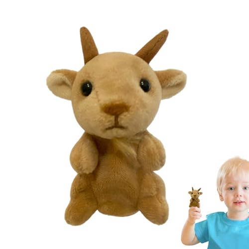 WJnflQN Handpuppen,Tierhandpuppen - Stofftier Handpuppe Spielzeug,Handpuppen-Plüschtierspielzeug für Erwachsene und Kleinkinder, fantasievolles Rollenspiel und Geschichtenerzählen von WJnflQN