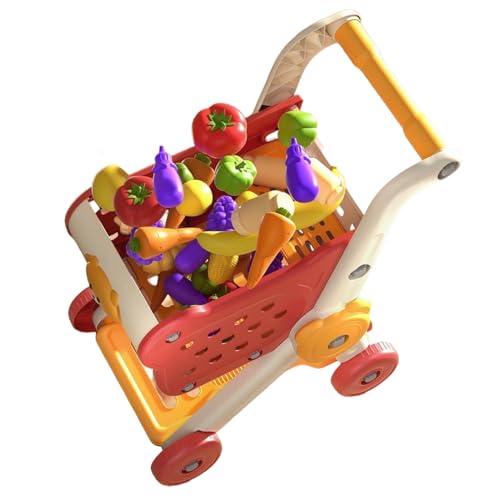 WJnflQN Kinder Einkaufswagen Spielzeug | Rollenspiel Supermarkt Einkaufswagen Spielset Mit Lebensmittel Zubehör | Interaktive Lebensmittelgeschäft Spiele Für Kleinkinder Kinder Jugendliche WJnflQN Kinder Einkaufswagen Spielzeug | Rollenspiel Supermarkt Einkaufswagen Spielset Mit Lebensmittel Zubehör | Interaktive Lebensmittelgeschäft Spiele Für Kleinkinder Kinder Jugendliche von WJnflQN
