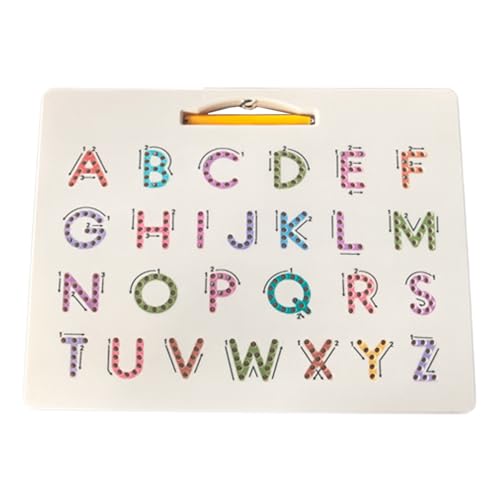 WJnflQN Magnetisches Buchstabenbrett, Alphabet Lernspielzeug Doppelseitig, Schreiben Puzzle Kleinkinderspielzeug Für Kinder Lernen Kindergarten Vorschule Zuhause WJnflQN Magnetisches Buchstabenbrett, Alphabet Lernspielzeug Doppelseitig, Schreiben Puzzle Kleinkinderspielzeug Für Kinder Lernen Kindergarten Vorschule Zuhause von WJnflQN