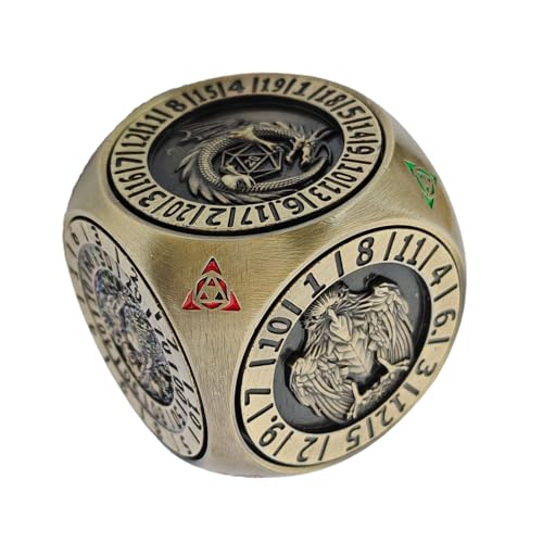 WJnflQN Metall Würfel Set | Polyedrisches Metallisches Würfelset Mit Magnetischer Box | Leichtes Zubehör Für Freizeit Zuhause Gesellschaftsspiele Kneipe Wettbewerb WJnflQN Metall Würfel Set | Polyedrisches Metallisches Würfelset Mit Magnetischer Box | Leichtes Zubehör Für Freizeit Zuhause Gesellschaftsspiele Kneipe Wettbewerb von WJnflQN