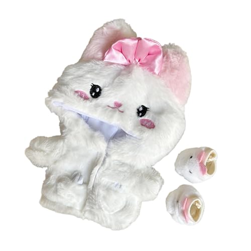 WJnflQN Plüschpuppenkleidung, Stofftierkleidung - 20cm Plüschpuppenkleidung Babydollkleidung | Puppen-Outfit, Puppenkleidung und Zubehör für Spieler, Sammlung, Thementreffen, Plüschpuppe, tägliches von WJnflQN