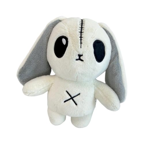 WJnflQN Plüschtier Kaninchen,Weiche Dekokissen,Goth Kaninchen Plüsch Halloween Kuscheltier - Für Erwachsene Kinder Mädchen Schlafzimmer Wohnzimmer Sofa Fensterbank Tisch Auto Nachttisch WJnflQN Plüschtier Kaninchen,Weiche Dekokissen,Goth Kaninchen Plüsch Halloween Kuscheltier - Für Erwachsene Kinder Mädchen Schlafzimmer Wohnzimmer Sofa Fensterbank Tisch Auto Nachttisch von WJnflQN