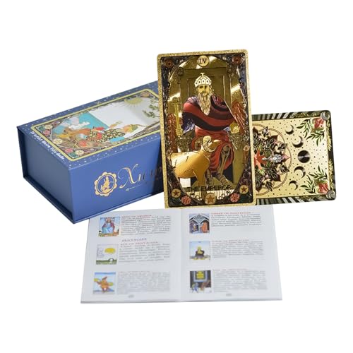 WJnflQN Tarotkarten Für Anfänger - 80 Stück Kartenspiel Mit Anleitung,Brettspiel Kartenset Mit Anleitungsbuch Für Kinder Und Erwachsene | Für Kinder Erwachsene Mädchen Frauen Männer WJnflQN Tarotkarten Für Anfänger - 80 Stück Kartenspiel Mit Anleitung,Brettspiel Kartenset Mit Anleitungsbuch Für Kinder Und Erwachsene | Für Kinder Erwachsene Mädchen Frauen Männer von WJnflQN
