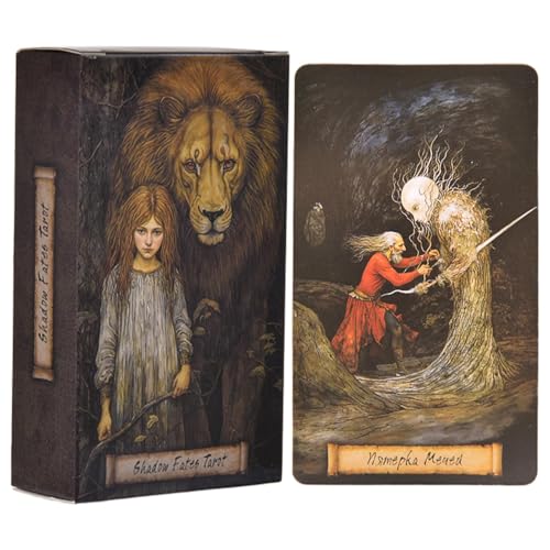 WJnflQN Tarotkarten Für Anfänger | 80 Stück Kartenspiel | Tragbares Strategiekartenspiel Für Mädchen Frauen Männer | Spiel Für Halloween Partys WJnflQN Tarotkarten Für Anfänger | 80 Stück Kartenspiel | Tragbares Strategiekartenspiel Für Mädchen Frauen Männer | Spiel Für Halloween Partys von WJnflQN
