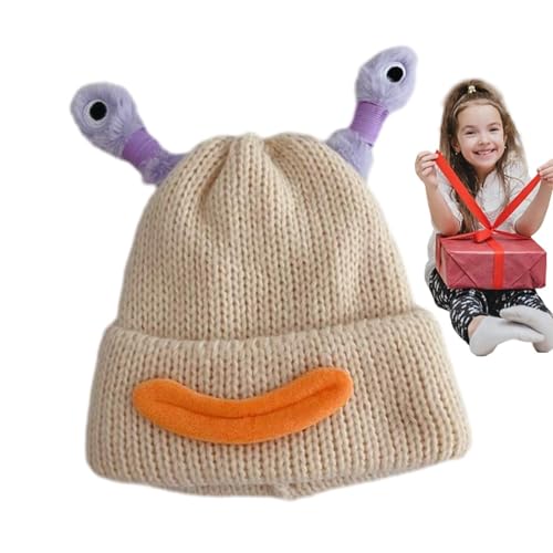 WJnflQN Tentakel Strickmütze, niedliche Tentakel beleuchtet | Beleuchten Sie die Strickmütze mit Wurstmund | Funny Glow Hats Mütze für den Winter bei kaltem Wetter von WJnflQN