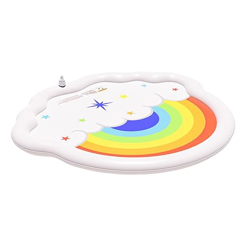 WJnflQN Wassermatte Für Kinder | PVC Sprinkler Matte Für Garten Camping Und Schwimmbad - Interaktives Faltbares Wasserspielzeug Für Rasenfläche Außenbereich Und Pool WJnflQN Wassermatte Für Kinder | PVC Sprinkler Matte Für Garten Camping Und Schwimmbad - Interaktives Faltbares Wasserspielzeug Für Rasenfläche Außenbereich Und Pool von WJnflQN