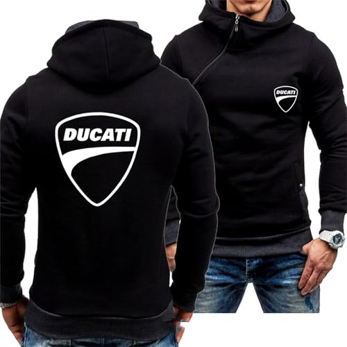 WKAIXUAN Scania Herren Kapuzenjacke Langarm Sportbekleidung Diagonaler Reißverschluss Oberbekleidung Kapuzenmuster Sweatshirt Pullover Kapuzenpullover Sweatshirt Patchwork Jacke Geschenk von WKAIXUAN