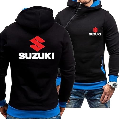 WKAIXUAN Scania Herren Kapuzenjacke Langarm Sportbekleidung Diagonaler Reißverschluss Oberbekleidung Kapuzenmuster Sweatshirt Pullover Kapuzenpullover Sweatshirt Patchwork Jacke Geschenk von WKAIXUAN