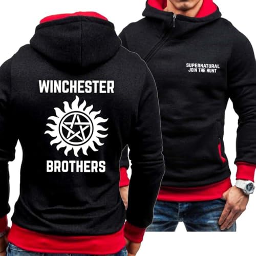 WKAIXUAN Scania Herren Kapuzenjacke Langarm Sportbekleidung Diagonaler Reißverschluss Oberbekleidung Kapuzenmuster Sweatshirt Pullover Kapuzenpullover Sweatshirt Patchwork Jacke Geschenk von WKAIXUAN