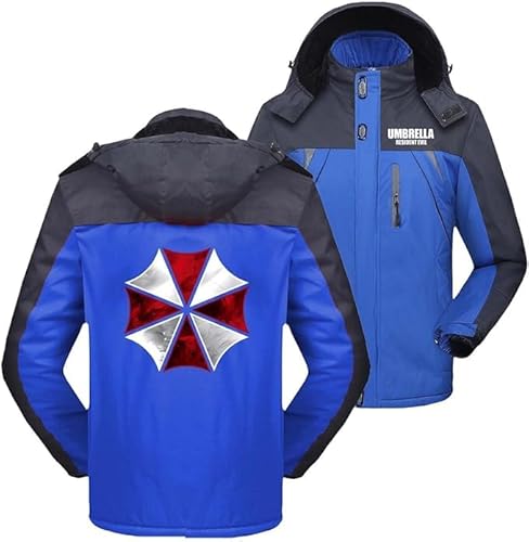 WKAIXUAN Seroni Herren Patchwork Skijacken für Anwohner Abnehmbare Kapuze Skianzüge Full Zipper Coats Graphic Parka Warm Soft Windbreaker Comfy Mountain Outerwear Geschenk von WKAIXUAN