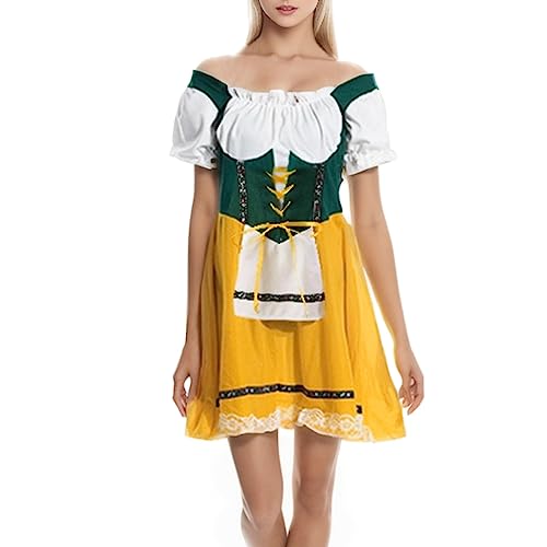 WKAYsIV Baby-Tier-Kostüm-Cosplay das Oktoberfest für Damen Kinderkostüm Cosplay (Yellow, S) von WKAYsIV