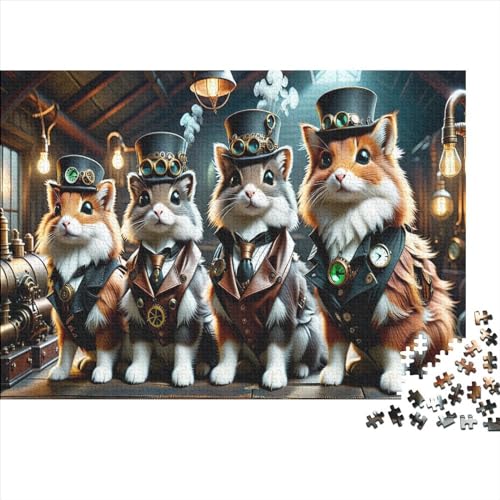 1000 Teile Puzzles Tiere Puzzles für Erwachsene Holzpuzzles Lernspiel für Erwachsene Kinder 1000 Teile (75x50cm) von WKMoney