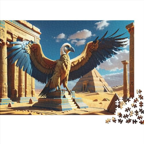 Adler-Puzzle für Erwachsene, 1000, klassisches Puzzle, entspannendes Holzpuzzlespiel, Denksportaufgabe, 1000 Teile (75 x 50 cm) von WKMoney