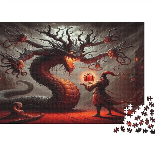 Dark Bestowal 300-teiliges Puzzle für Erwachsene – Puzzles für Teenager – Geschenke – Holzpuzzles – Entspannungspuzzlespiele – Denksport-Puzzle 300 Teile (40 x 28 cm) von WKMoney