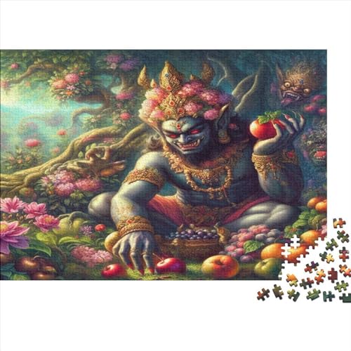 Götter 1000 Teile Puzzle für Erwachsene Kreatives rechteckiges Puzzle Geschenk Holzpuzzlespiel Kinder Denksportaufgaben Spielzeug 1000 Stück (75 x 50 cm) von WKMoney