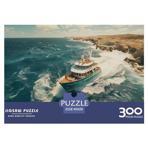 Puzzle Segeln Segeln Puzzles für Erwachsene 300 Teile Holzpuzzle Wandkunst Puzzlespiele 300 Teile (40x28cm) von WKMoney