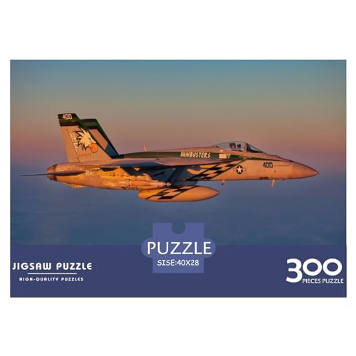 Puzzle mit Flugzeugen, 300 Teile, kreatives rechteckiges großes Familienpuzzlespiel, Kunstwerk für Erwachsene und Teenager, 300 Teile (40 x 28 cm) von WKMoney