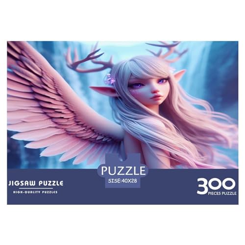 Puzzles für Erwachsene, 300 Teile, Engel, kreatives Holzpuzzle, praktisches Spiel, Puzzle, Familiendekoration, 300 Teile (40 x 28 cm) von WKMoney