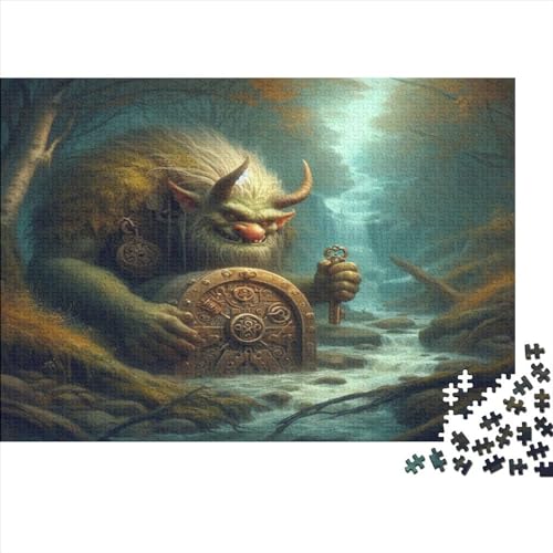 Waldmonster-Puzzle, 1000 Teile, für Erwachsene, Puzzle für Erwachsene, 1000 Teile, Lernspiele, 1000 Teile (75 x 50 cm) von WKMoney