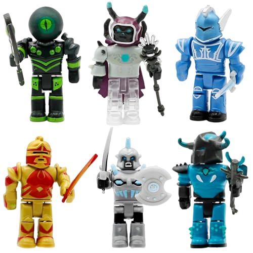 Roblox Figuren, 6 Stück Roblox Tortendeko, Actionfiguren Roblox Geburtstag Deko, Roblox Figur Model Spiel Spielzeug für Kinder ab 6 Jahren von WKxinxuan