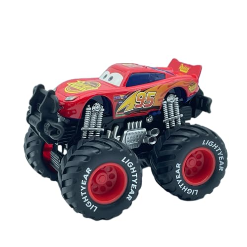 WKxinxuan Auto Spielzeug Großes Rad McQueen Spielzeug Großes Rad McQueen, Cars Moving Moments Lightning McQueen Druckguss Auto Metalllegierung Junge Kind Spielzeug von WKxinxuan