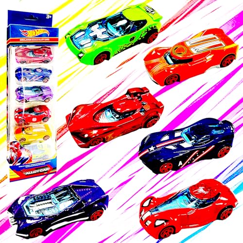 WKxinxuan Auto Spielzeug, Cars Spielzeug, 6PCS Cars Auto, Hot Spielzeugauto, Spielzeug Auto, Kleine Autos, Kinder Auto Spielzeug, Mini Auto, für Kleinkinder Mädchen Jungen Spielzeug von WKxinxuan