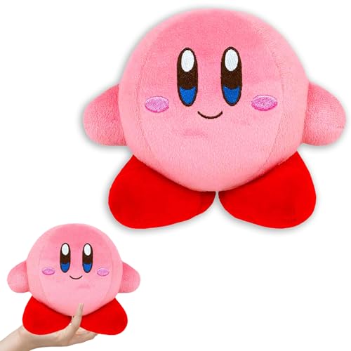 WKxinxuan Kirby Plüsch, Kirby Kuscheltier, 12 cm Kawaii Kirby Plush Stofftier Plüschtiere Spiel für Kinder Mädchen Geburtstag Weihnachten Geschenk Spielzeug (Rosa) von WKxinxuan