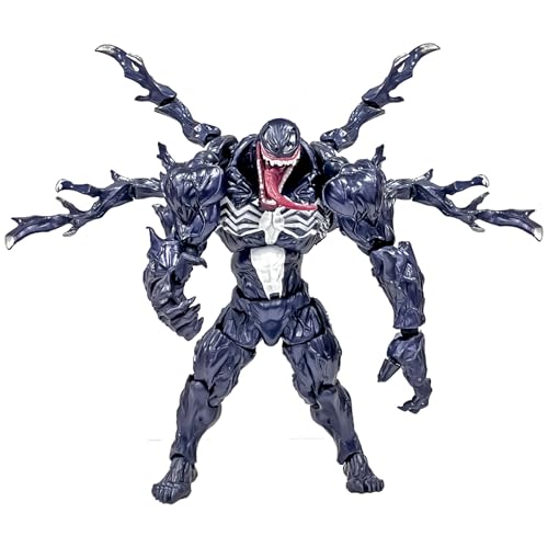 WKxinxuan Venom Figur Venom Superheroes Figuren, 18cm 3D Venom Action Figuren, PVC Venom Modell Spielzeug, Venom Collection Ornamente, für Anime Fans der Hero Serie Geeignete Figuren zum Sammeln von WKxinxuan