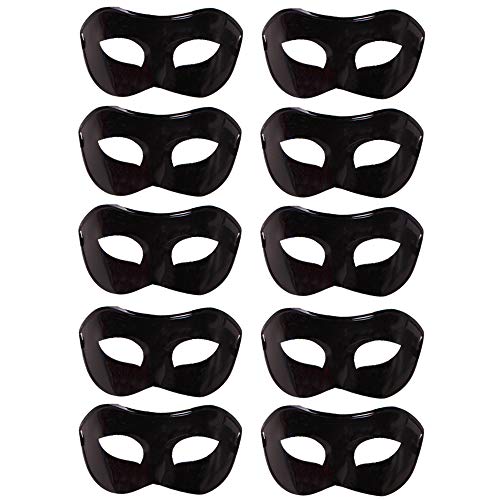 10 Stück Unisex Retro Maskerade Maske Gesichtsmaske Maske für Fasching Kostüm Halloween Party von WLHHBO