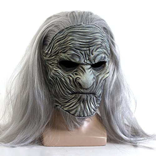 WLLLTY Halloween-Maske für Herren und Damen, Halloween, Abschlussball, Party, Cosplay, Horror-Maske, Kopfbedeckung von WLLLTY