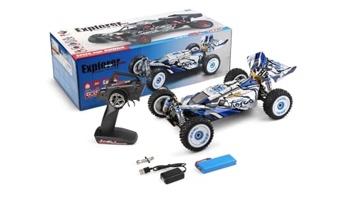 WLtoys 124017 124019 V2 75KM/H 2.4G RC Car Brushless 4WD Electric High Speed Off-Road Drift Remote Control Toys 124017 1B 2200mAh von WLtoys