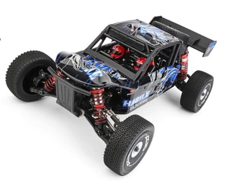 WLtoys 124017 124019 V2 75KM/H 2.4G RC Car Brushless 4WD Electric High Speed Off-Road Drift Remote Control Toys 124017 2B 3000mAh von WLtoys