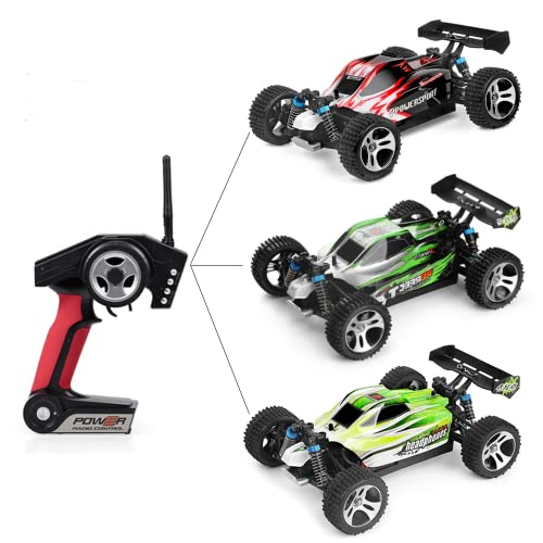 WLtoys A959-B A959 959-A RC Car 1:18 2.4GHz 4WD Rally Racing Car High Speed Vehicle RC Racing Car for Kids Adults (A959A 1B) von WLtoys