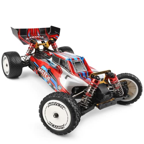 WLtoys High-Speed RC Car High-Speed RC Car 104001 RC Car 45km/h High Speed Racing Car 1/10 2.4GHz RC Buggy 4WD Racing Off-Road Drift Car Toys for Children (104001 2 * 3000) von WLtoys