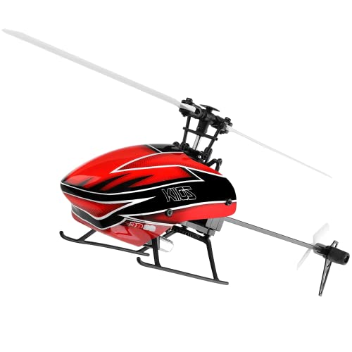 WLtoys K110S 6CH 3D/6G System K110S 2.4G 6CH Brushless 3D6G System Flybarless RC Helicopter for FUTABA S-FHSS K127 4CH (K110S 1 * 450mah) von WLtoys